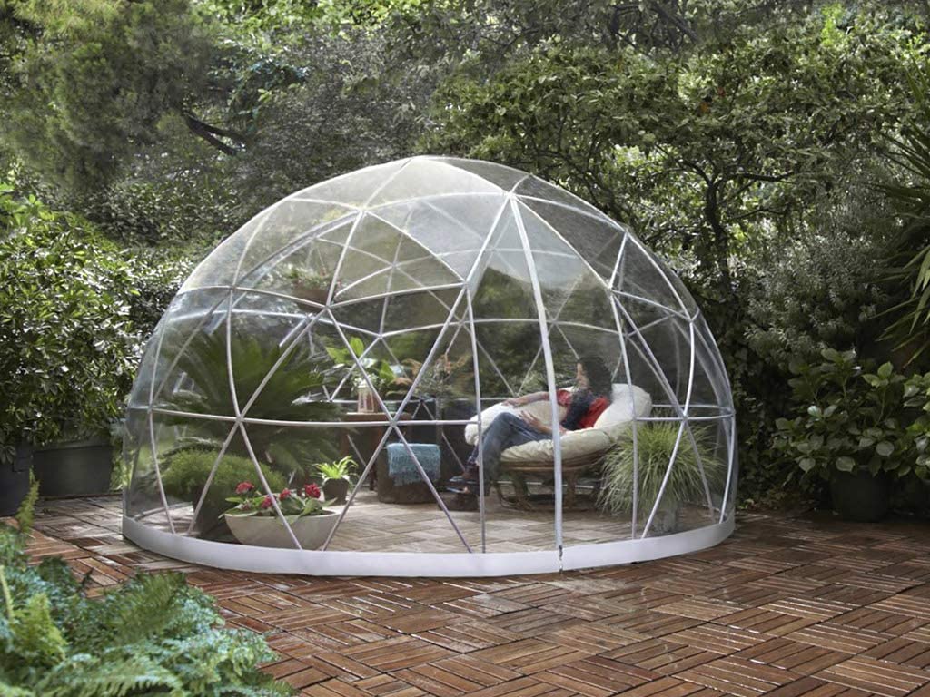 abri spa en igloo