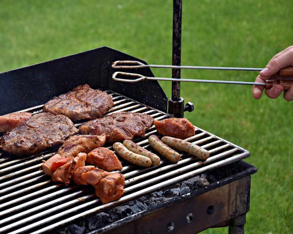 La taille du barbecue