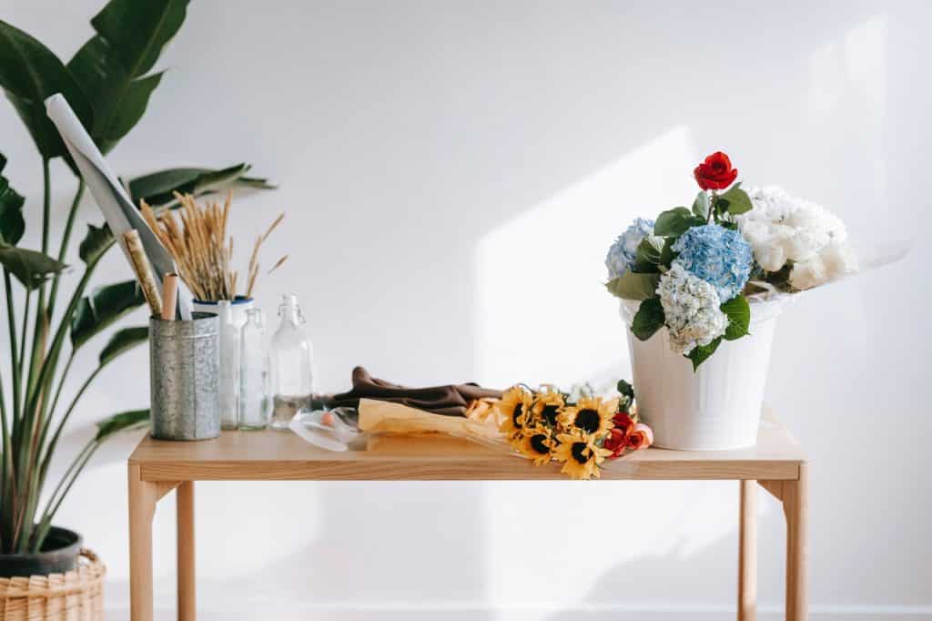 L’hortensia est une autre plante classique