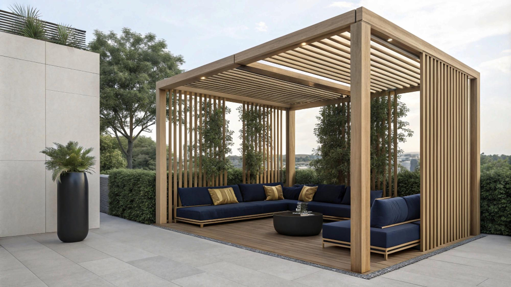 Pourquoi opter pour une pergola adossée