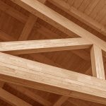 Charpente infestée de vers de bois